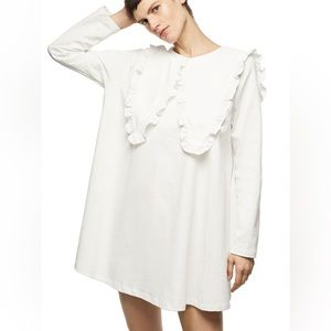 Contrasting Scarf Dress NWT